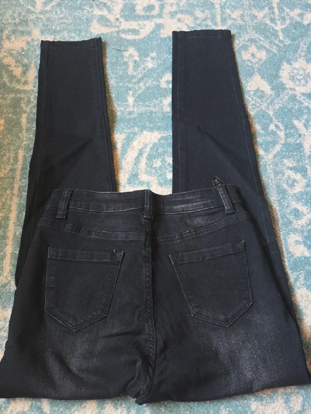NVGTN Black Skinny High-Rise Jeans